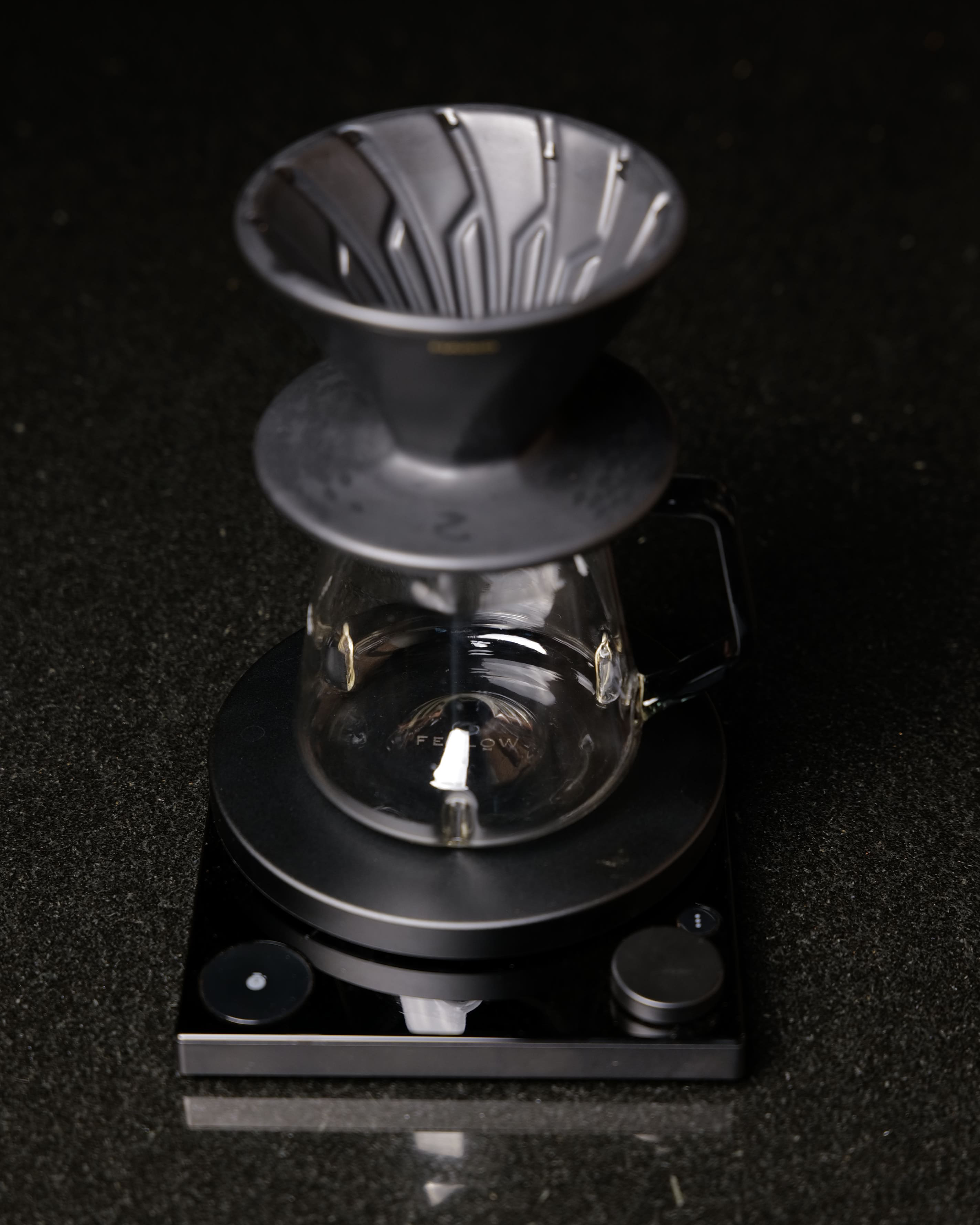 Hario dripper with scale