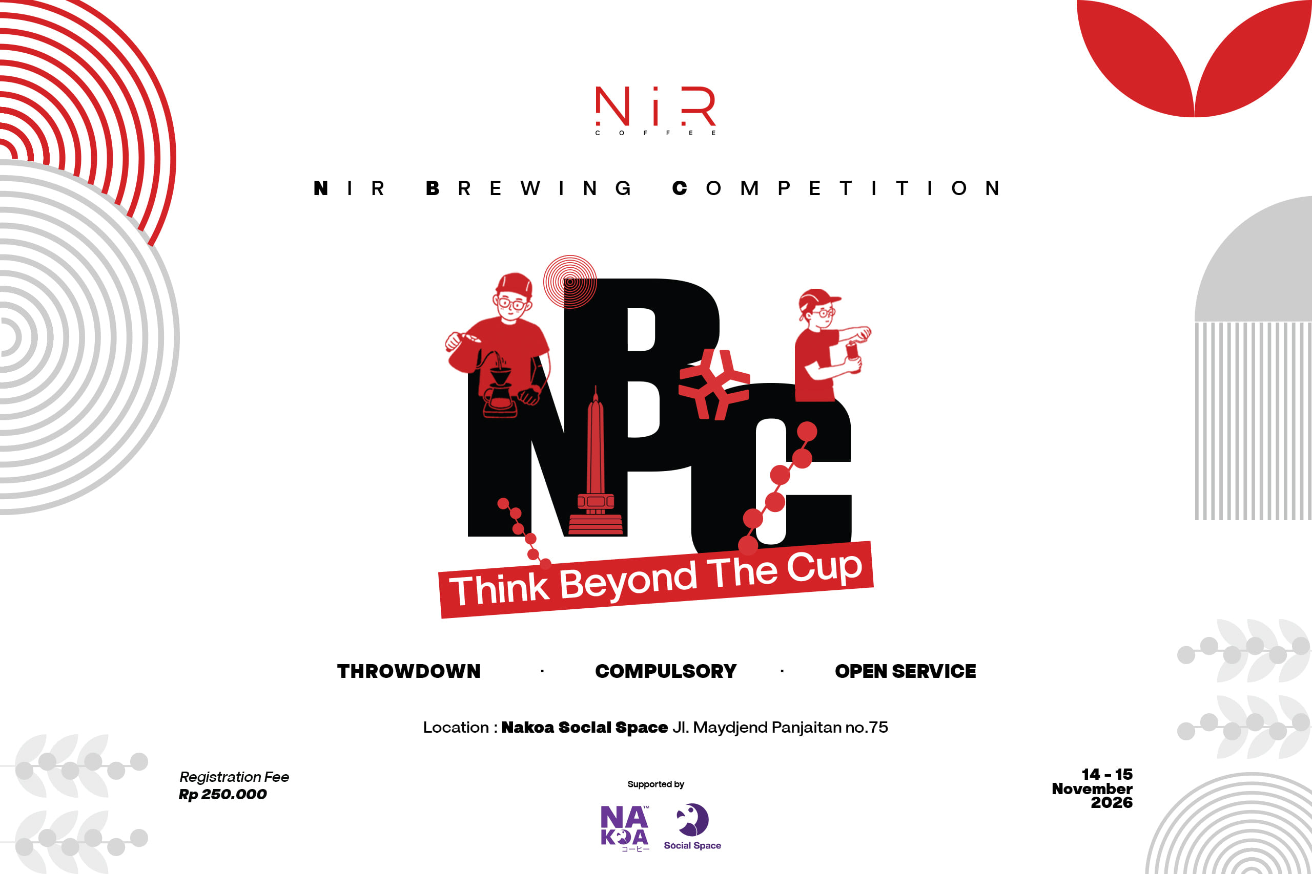 NiR first-anniversary brewing competition poster