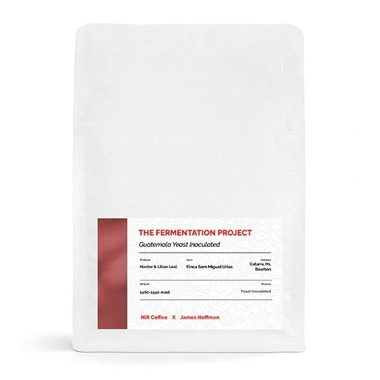 Saccharomyces-Inoculated — one of the four coffees in the tasting kit